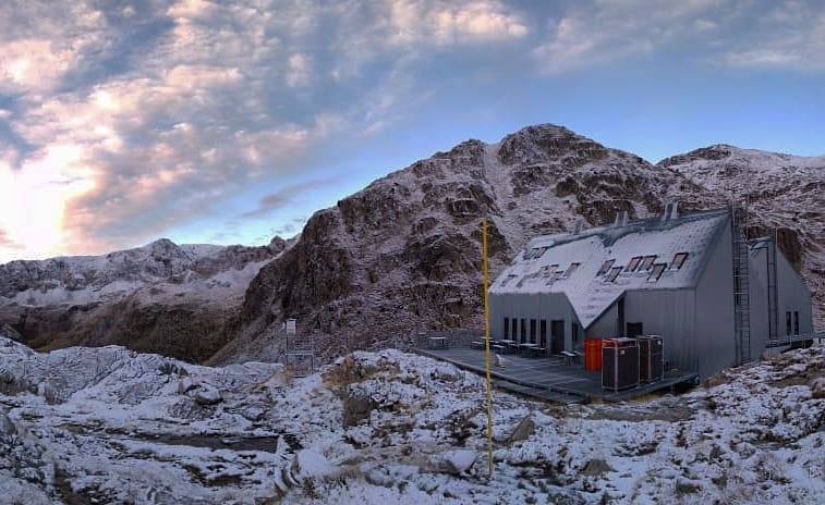 Refugio Cap de Llauset, primera nevada